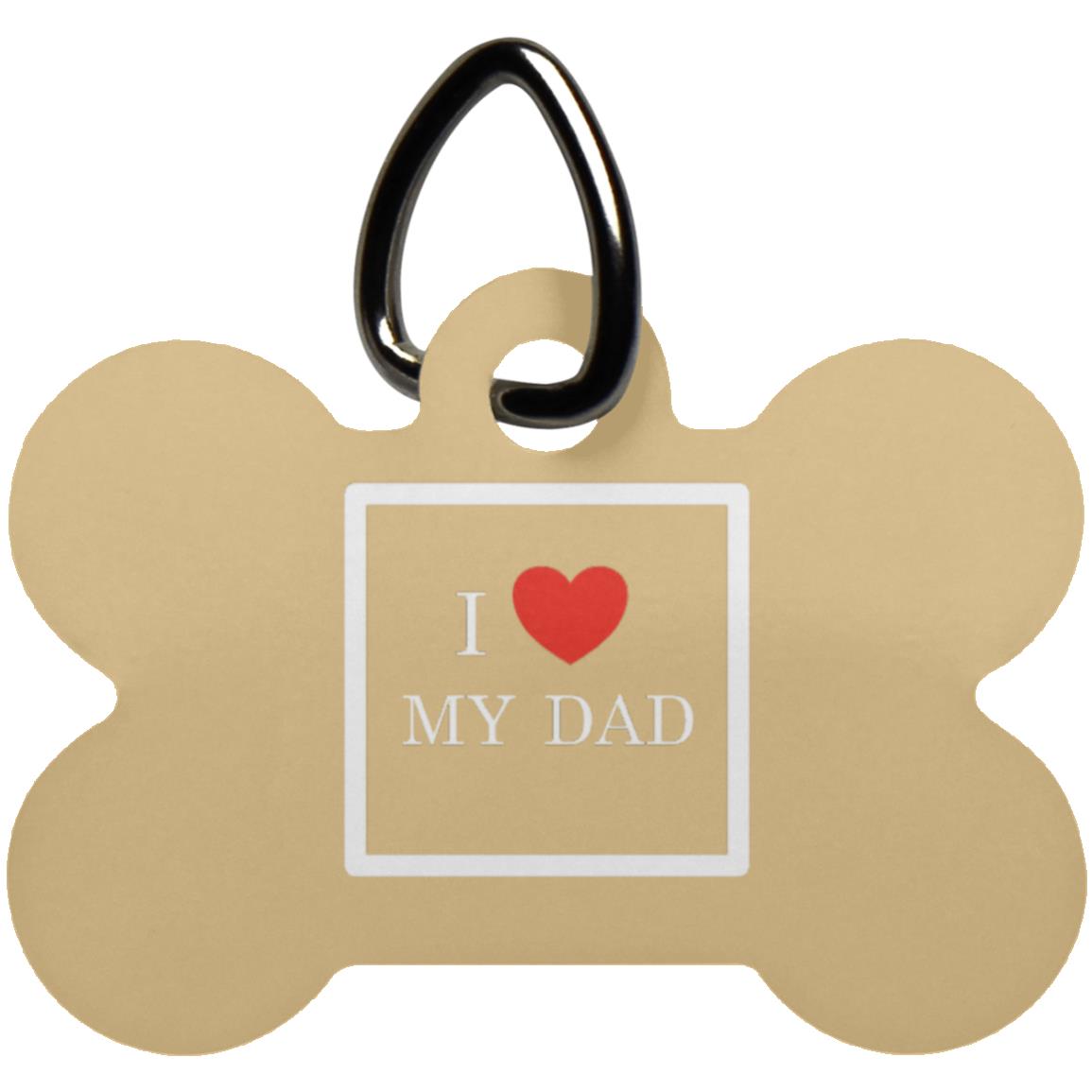 PET WEAR - DAD Dog Bone Pet Tag