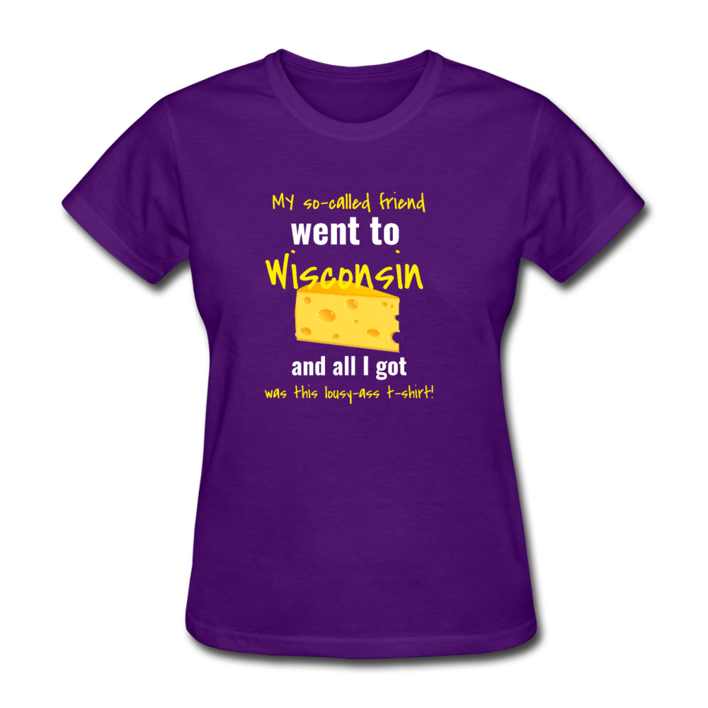 WISCONSIN - Women's T-Shirt - purple