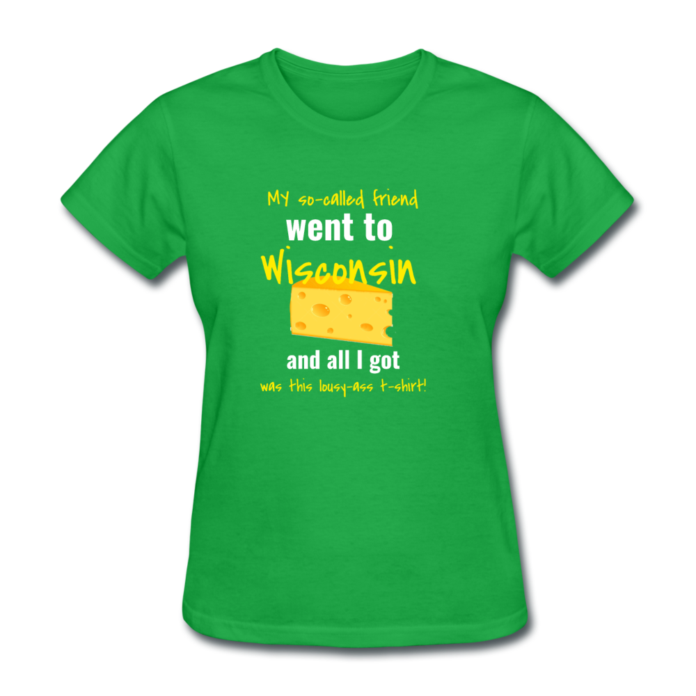 WISCONSIN - Women's T-Shirt - bright green