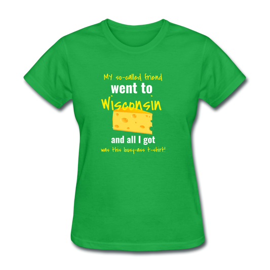 WISCONSIN - Women's T-Shirt - bright green