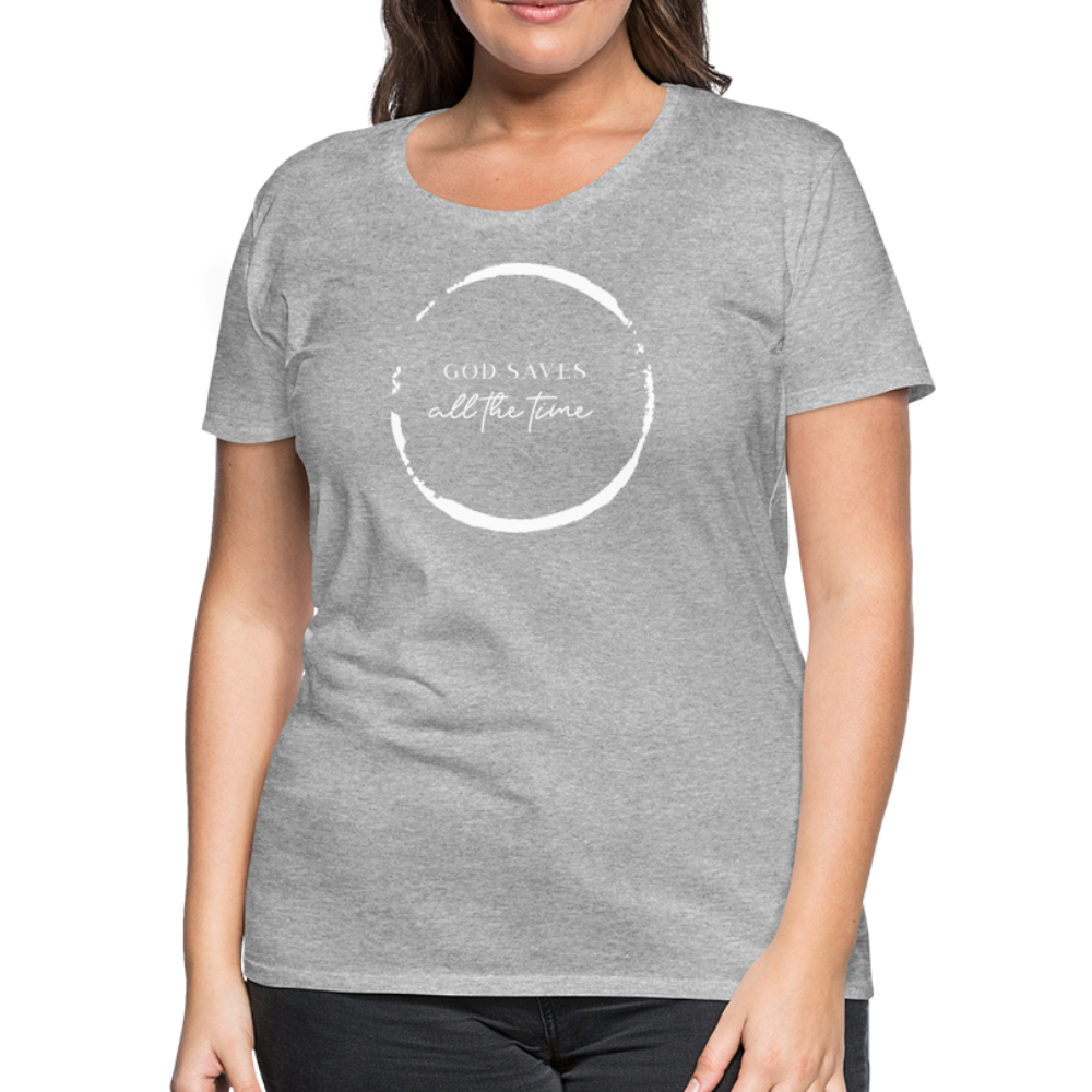 GOD SAVES - Women’s Premium T-Shirt - heather gray