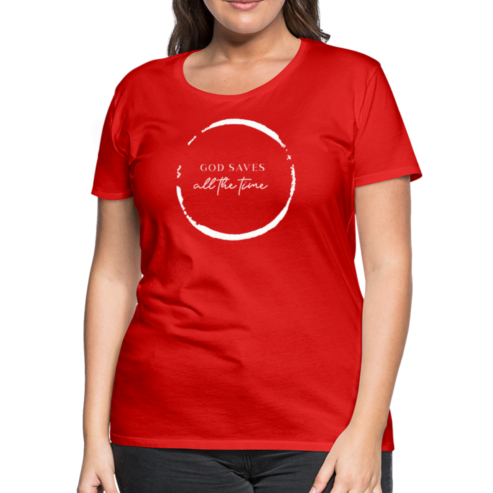 GOD SAVES - Women’s Premium T-Shirt - red