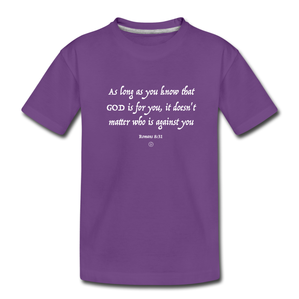 GOD IS FOR YOU - Kids' Premium T-Shirt - purple