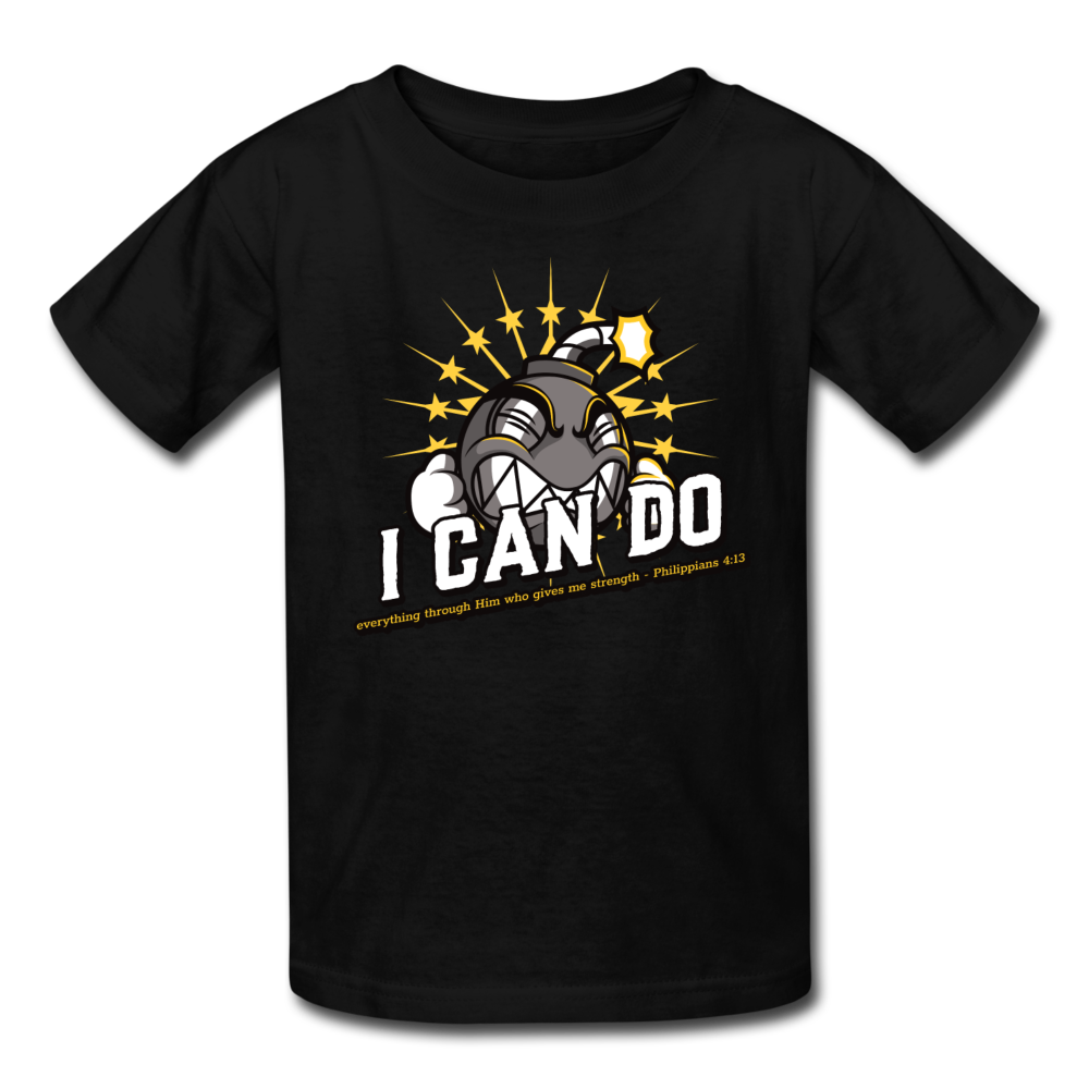 I CAN DO - Kids' T-Shirt - black