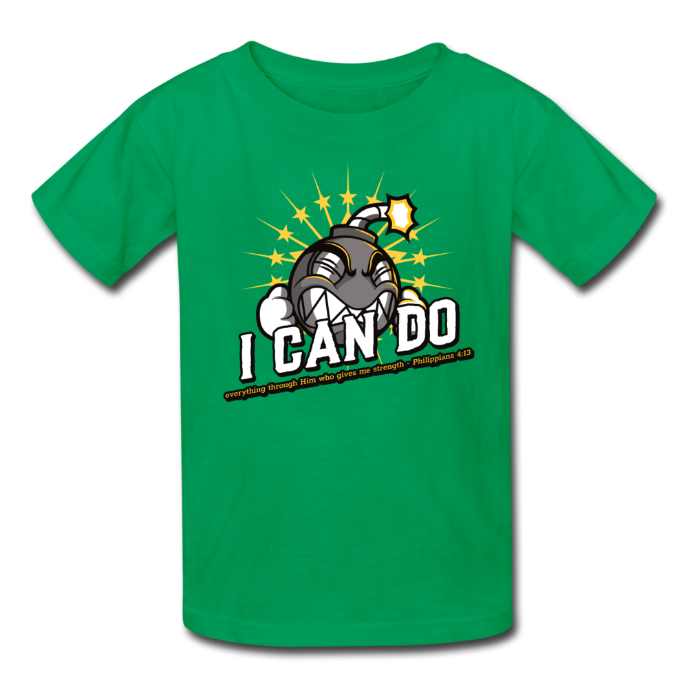 I CAN DO - Kids' T-Shirt - kelly green