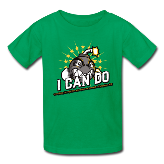 I CAN DO - Kids' T-Shirt - kelly green