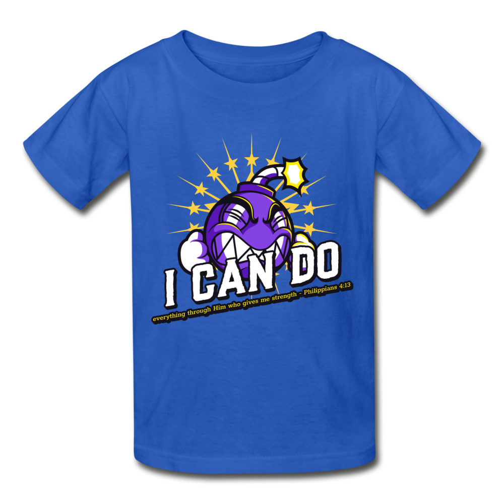 I CAN DO Kids - Gildan Ultra Cotton Youth T-Shirt - royal blue