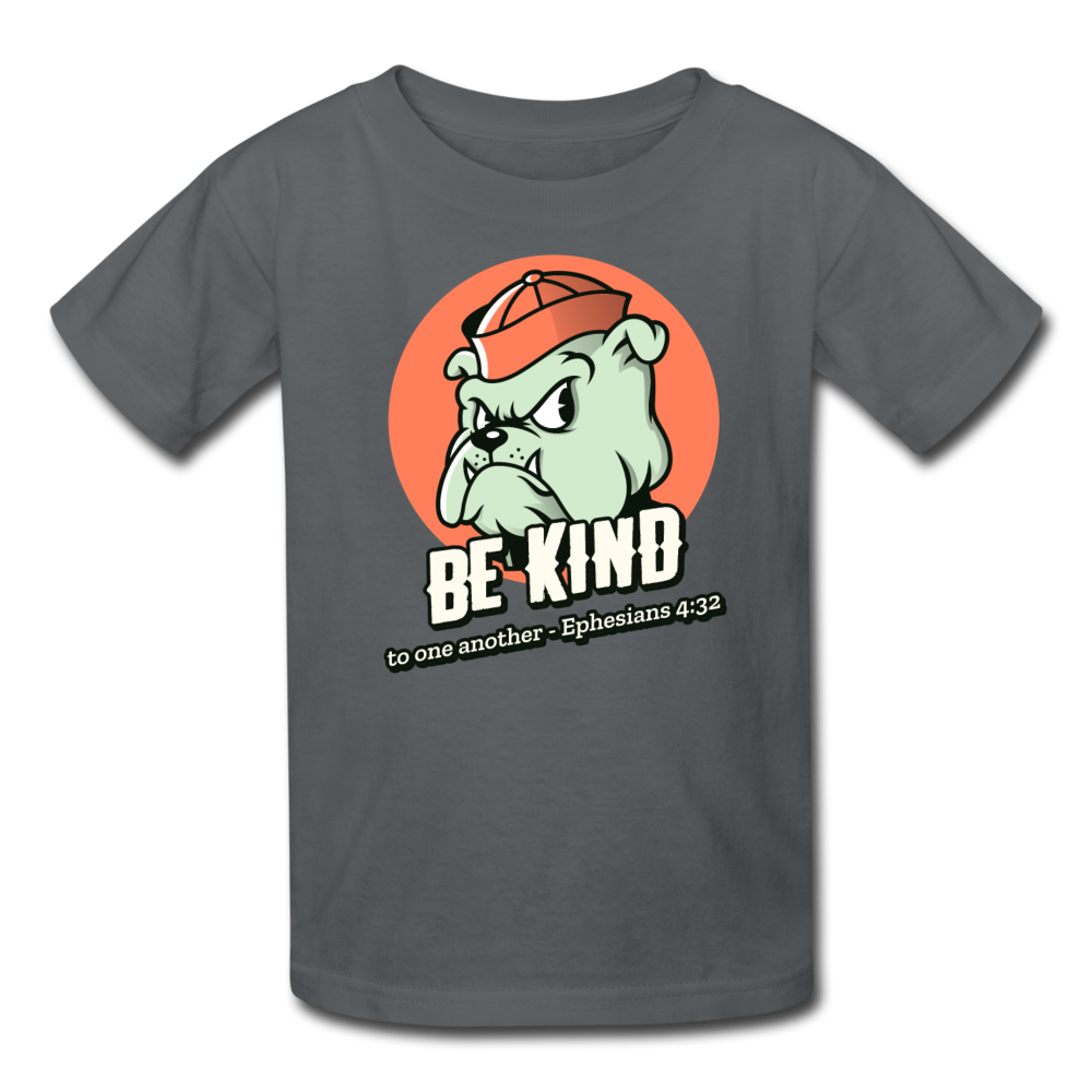 BE KIND - Kids' T-Shirt - charcoal