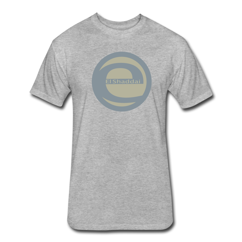 EL Shaddai Fitted Cotton/Poly T-Shirt by Next Level - heather gray