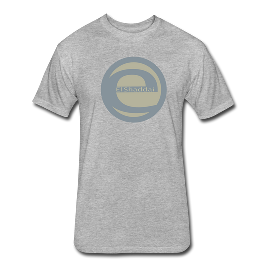 EL Shaddai Fitted Cotton/Poly T-Shirt by Next Level - heather gray