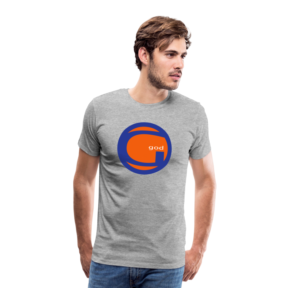 GOD Men's Premium T-Shirt - heather gray