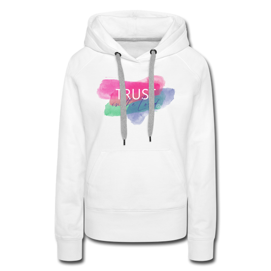 TRUST IN THE LORD - Women’s Premium Hoodie - white