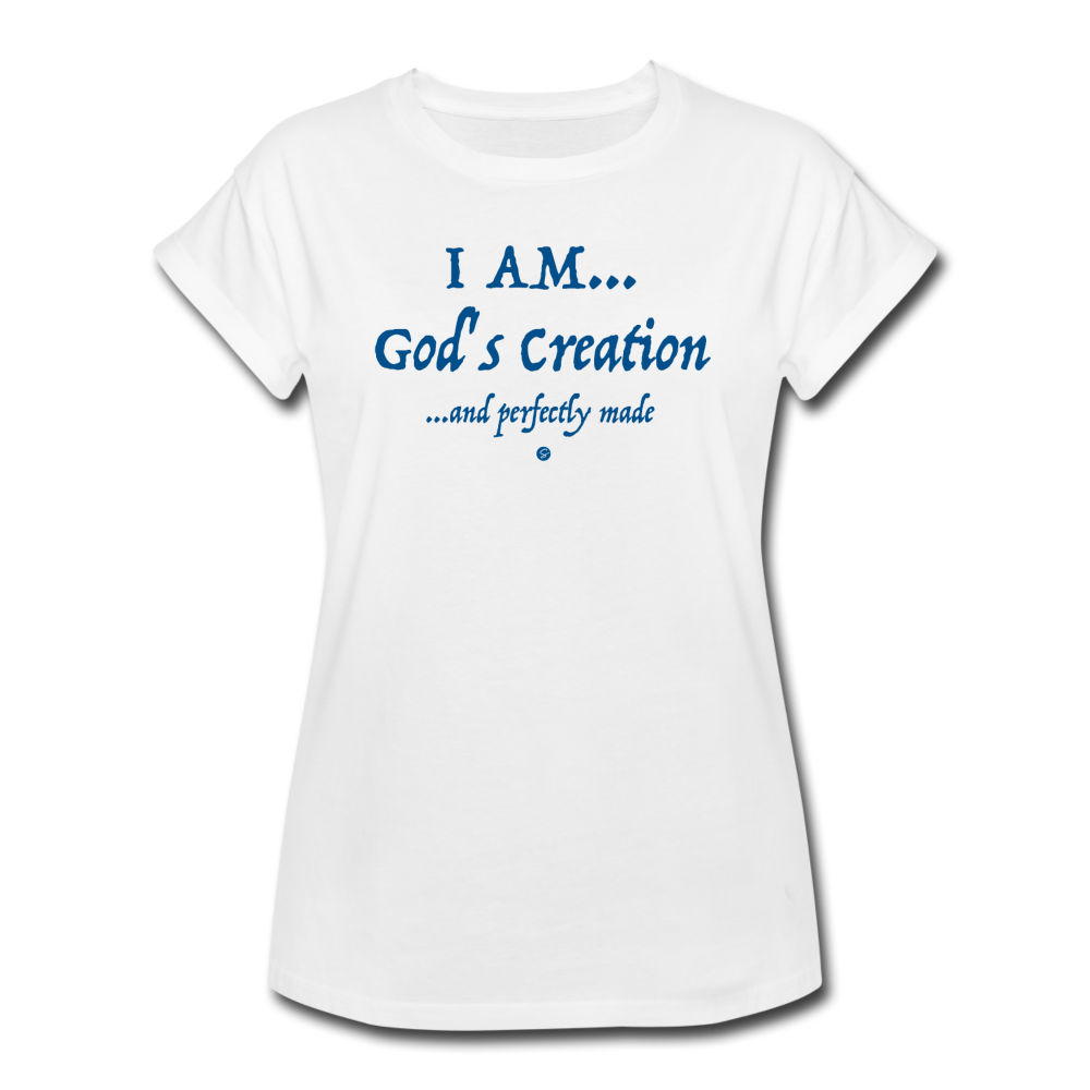 GODS CREATION - Women's Relaxed Fit T-Shirt - white