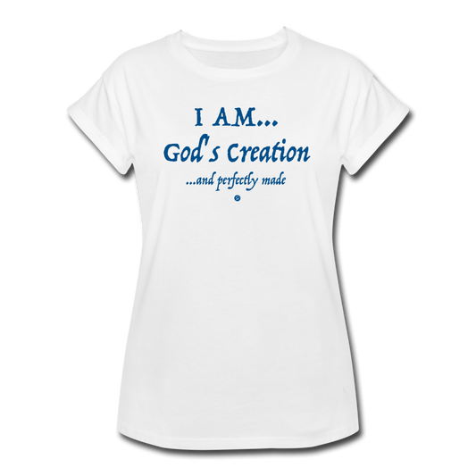 GODS CREATION - Women's Relaxed Fit T-Shirt - white