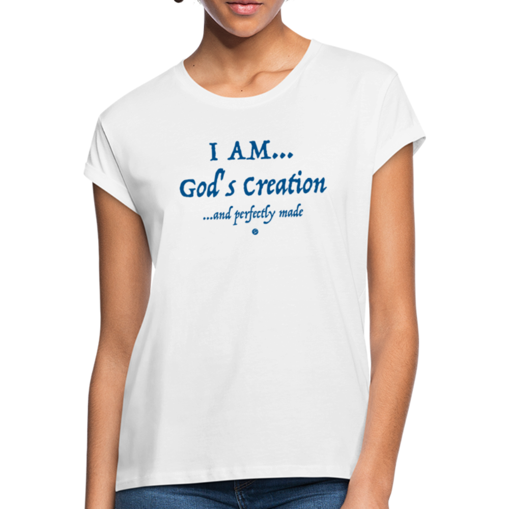 GODS CREATION - Women's Relaxed Fit T-Shirt - white