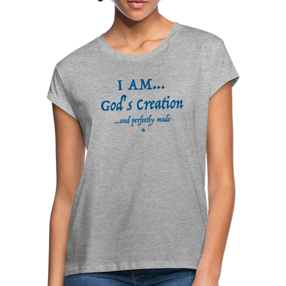 GODS CREATION - Women's Relaxed Fit T-Shirt - heather gray