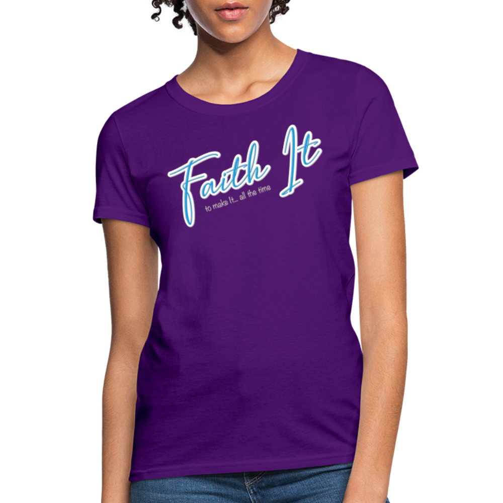 Faith it - Women's T-Shirt - purple