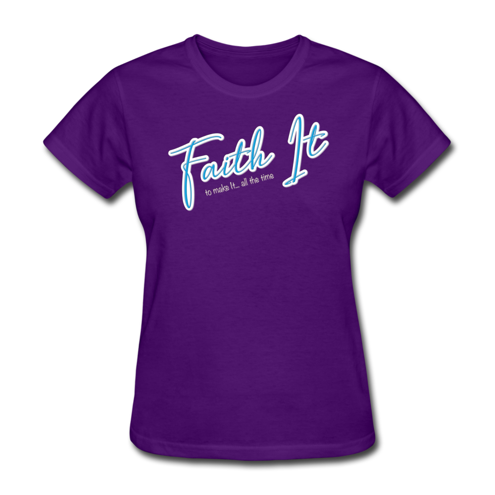 Faith it - Women's T-Shirt - purple