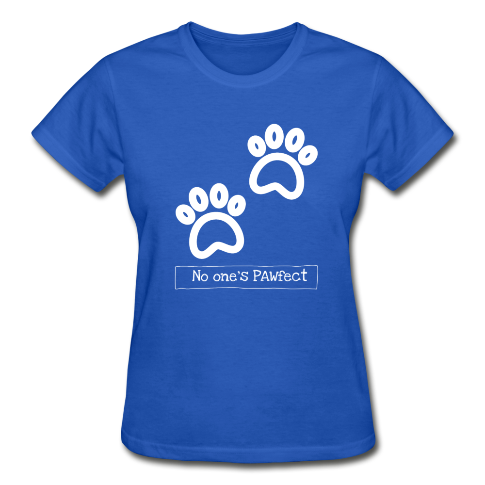 PAWfect - Gildan Ultra Cotton Ladies T-Shirt - royal blue