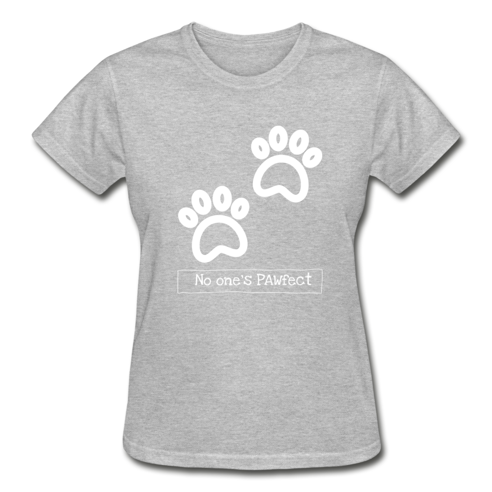 PAWfect - Gildan Ultra Cotton Ladies T-Shirt - heather gray