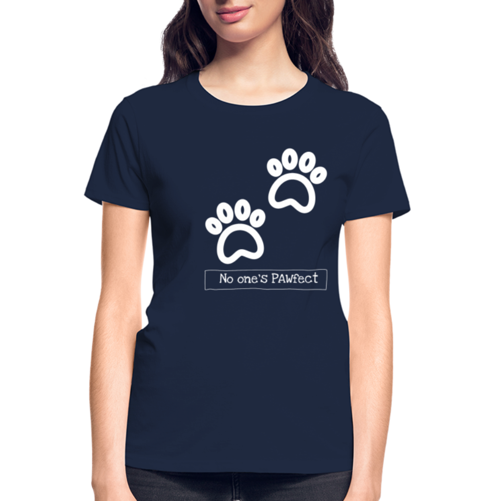 PAWfect - Gildan Ultra Cotton Ladies T-Shirt - navy