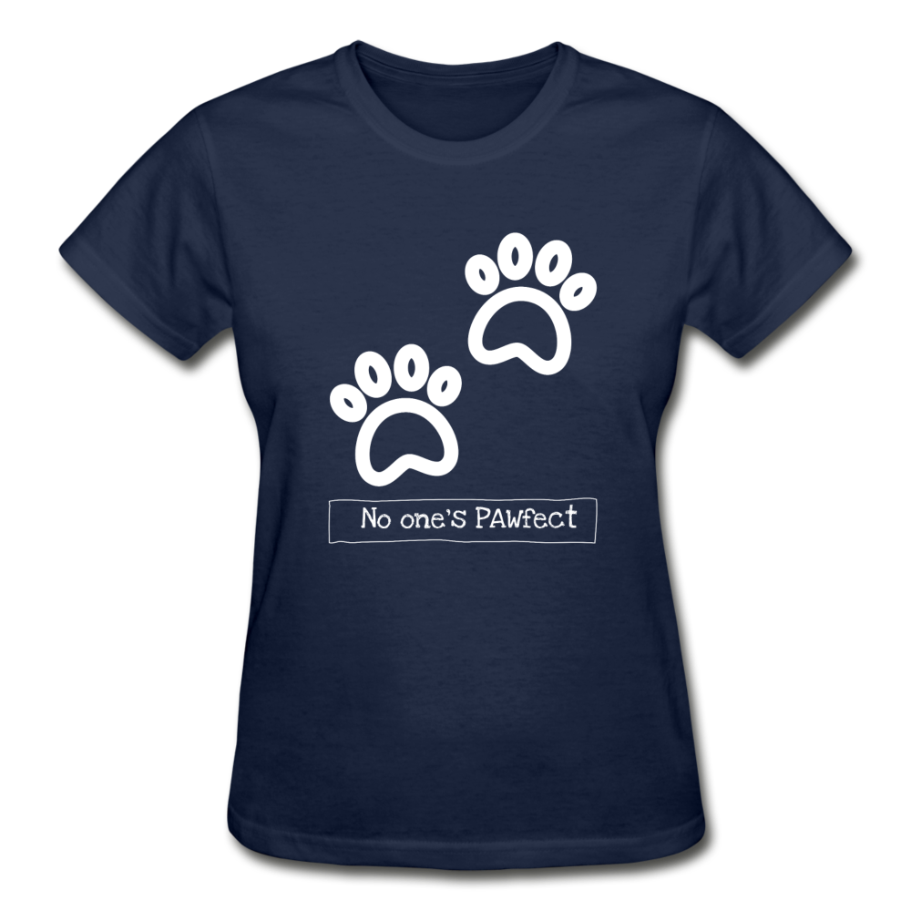 PAWfect - Gildan Ultra Cotton Ladies T-Shirt - navy