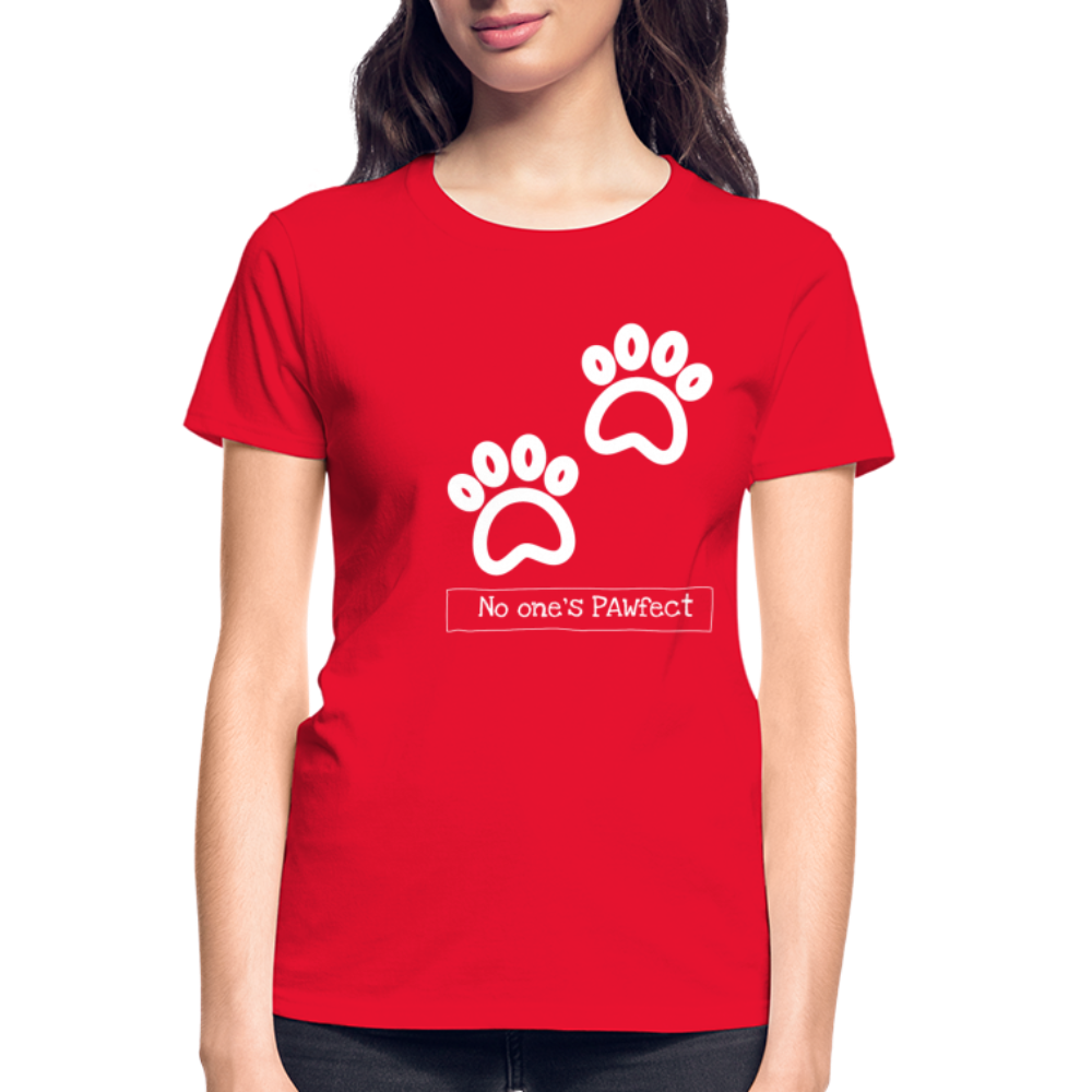 PAWfect - Gildan Ultra Cotton Ladies T-Shirt - red