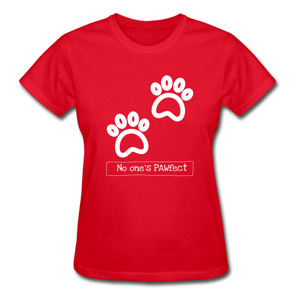 PAWfect - Gildan Ultra Cotton Ladies T-Shirt - red