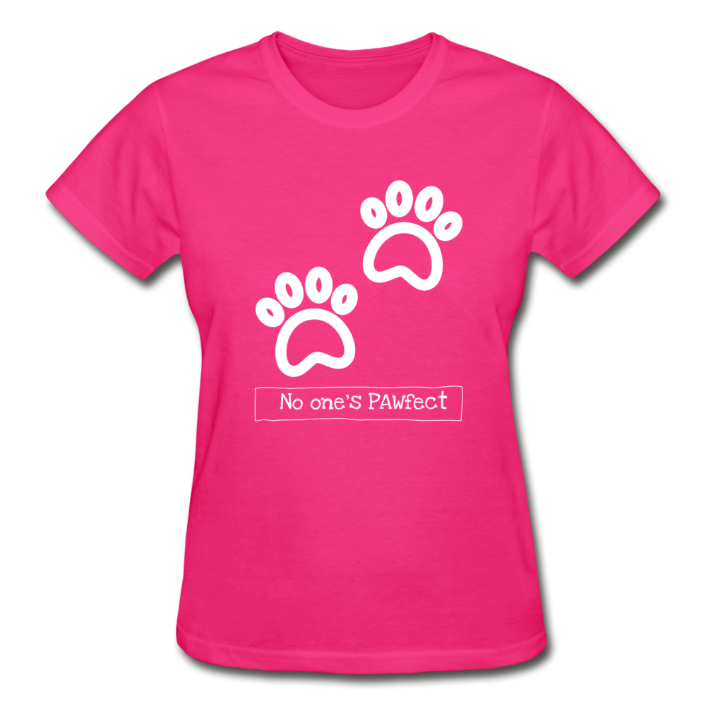 PAWfect - Gildan Ultra Cotton Ladies T-Shirt - fuchsia