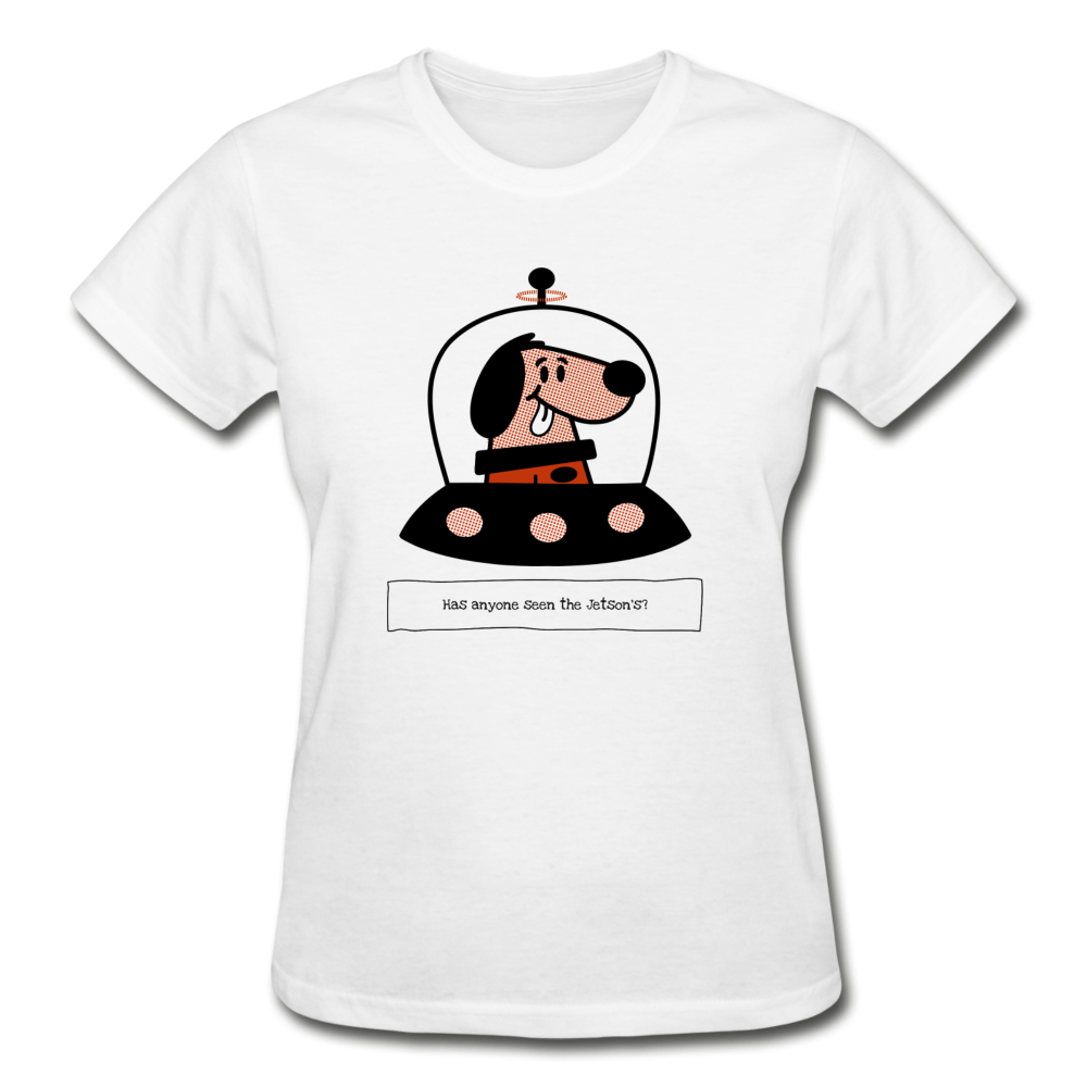 The Jetson's Dog -Gildan Ultra Cotton Ladies T-Shirt - white