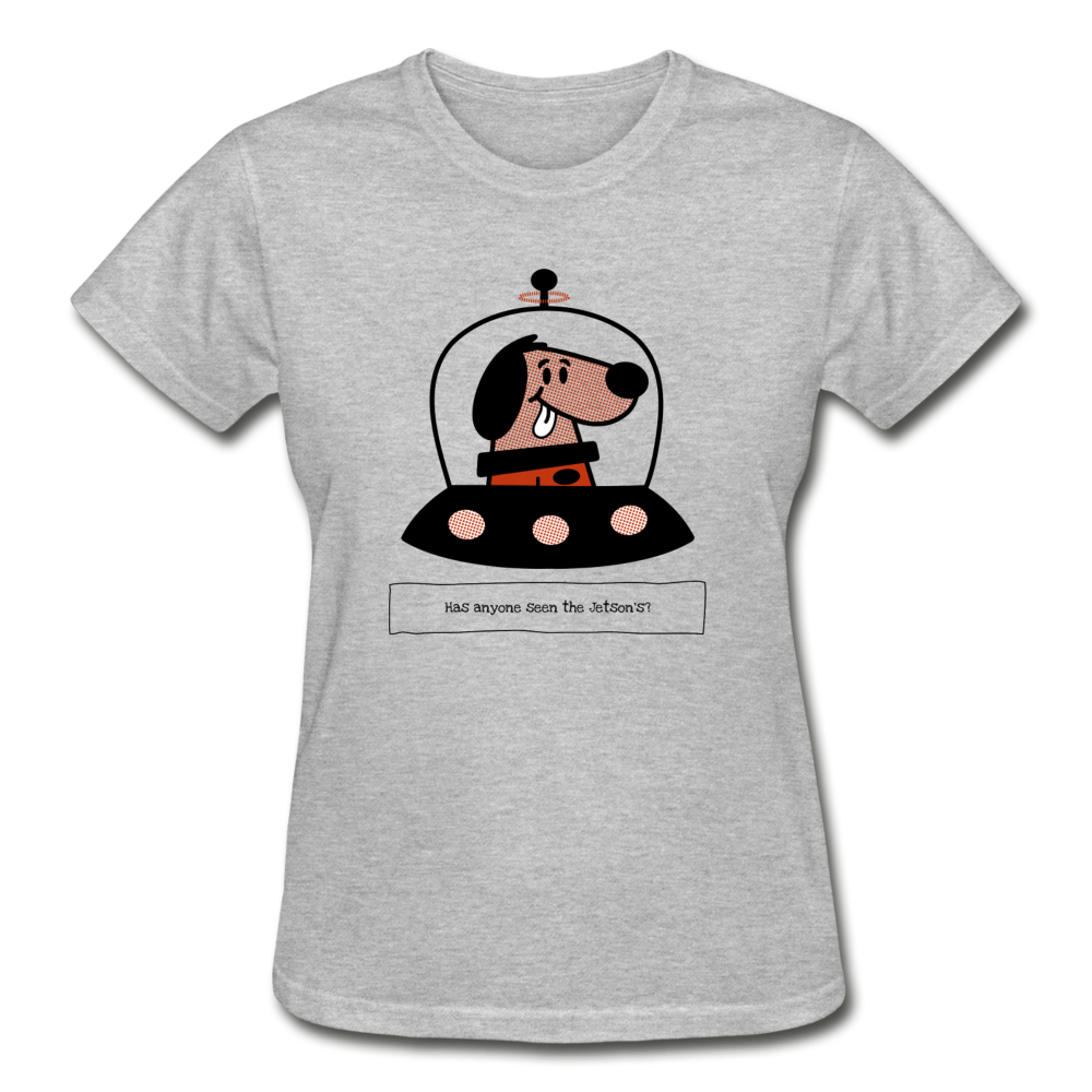 The Jetson's Dog -Gildan Ultra Cotton Ladies T-Shirt - heather gray