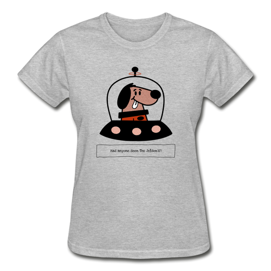 The Jetson's Dog -Gildan Ultra Cotton Ladies T-Shirt - heather gray