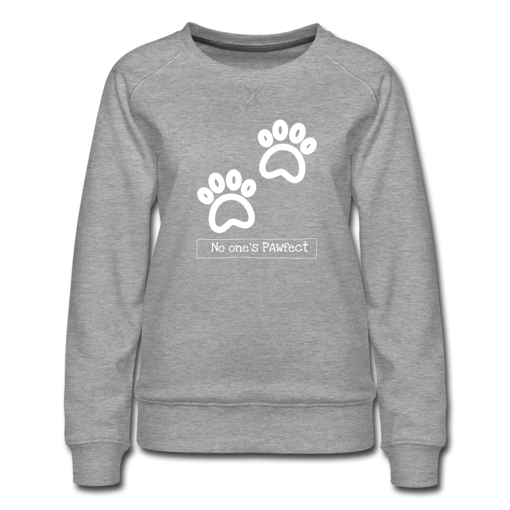 PAWFECT- Women’s Premium Sweatshirt - heather grey