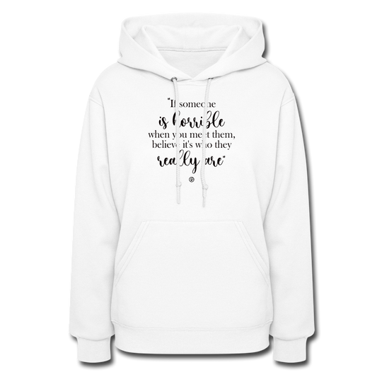 WHEN SOMEONE - Women's Hoodie - white