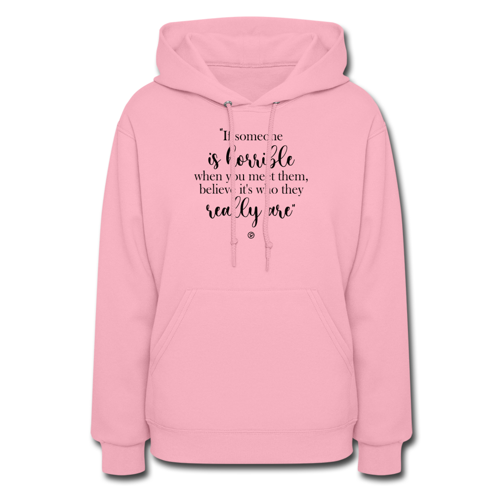 WHEN SOMEONE - Women's Hoodie - classic pink