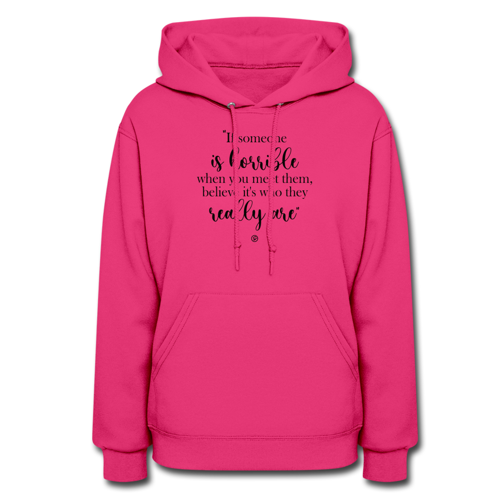 WHEN SOMEONE - Women's Hoodie - fuchsia