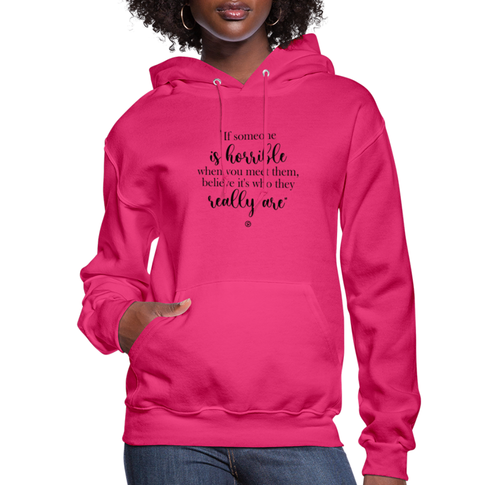 WHEN SOMEONE - Women's Hoodie - fuchsia