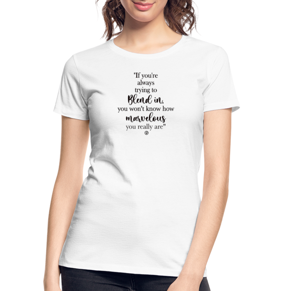 AMAZING YOU - Women’s Premium White Organic T-Shirt - white